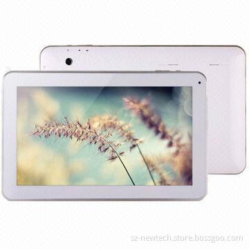 10-inch Android Tablet PC, A20 Dual Core, 1024x600p Touchscreen, 1/8GB, Wi-Fi, Dual Camera